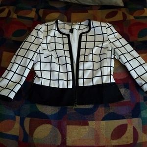 Black and white jacket/blazer